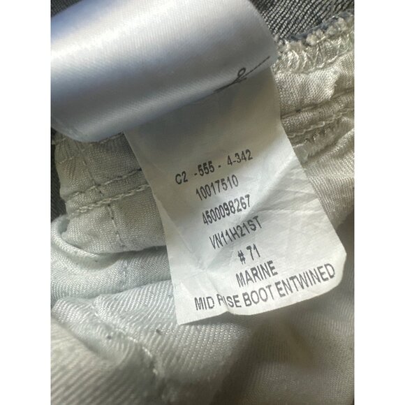 Ariat R.E.A.L. Denim Mid Rise Bootcut Womens Jeans Sz 32R Blue Distressed Style - Picture 6 of 10